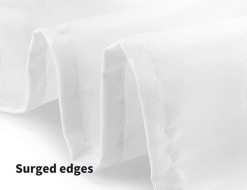 Surmente White Square Tablecloth-52x52 Inch Table Cloth for Small Square Tables,Washable Polyester Table Cover for Weddings, Banquets, or Restaurants - Image 4